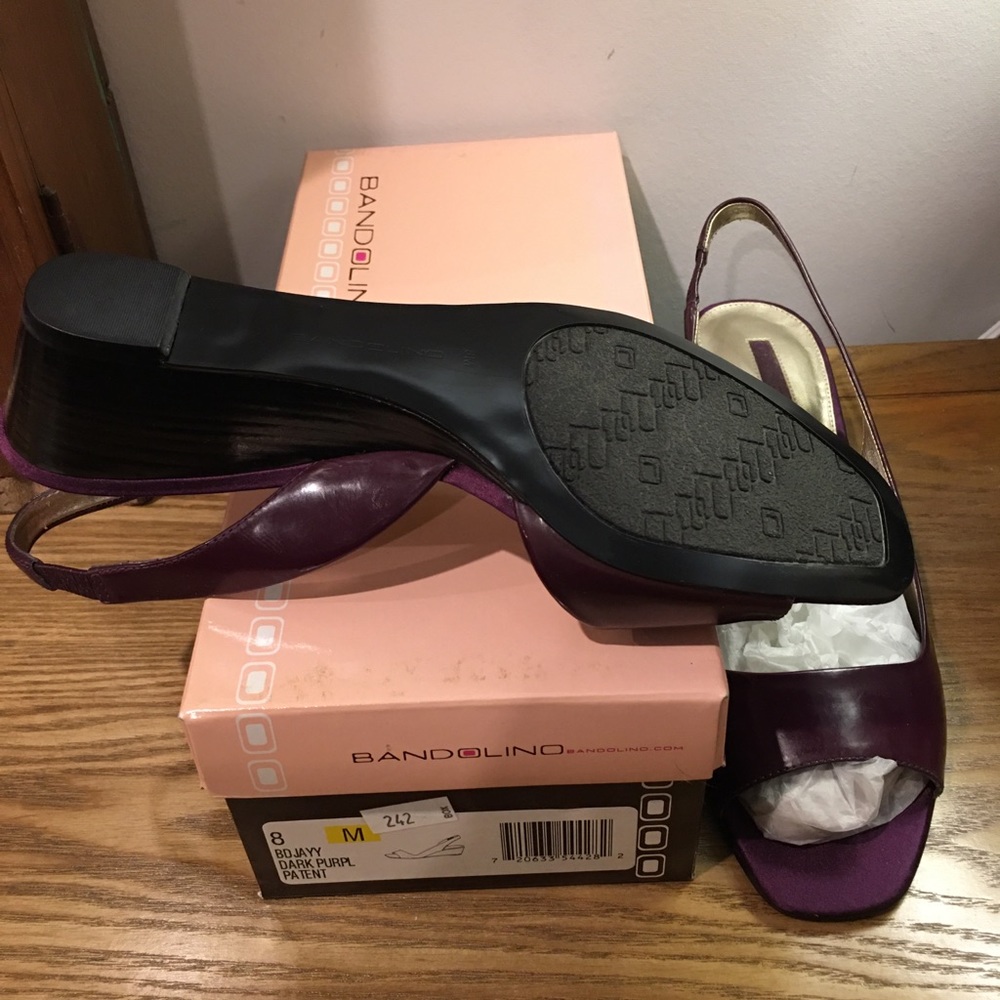 🆕 NIB! Purple Patent Leather Heel - Picture 6 of 6